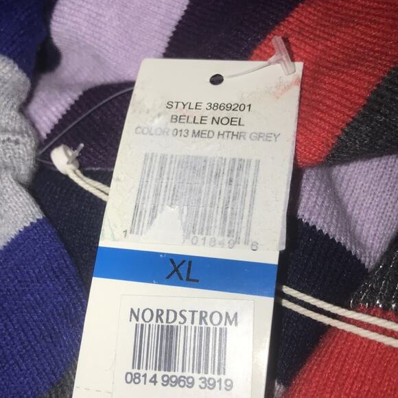 Court & Rowe NEW Metallic Stripe Sweater XLarge - Picture 6 of 8